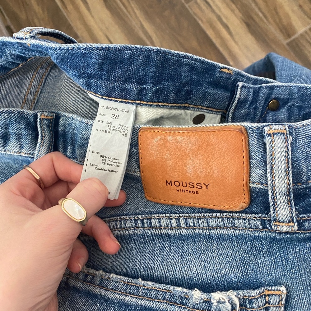🎈Moussy Vintage Glendele Light Wash Distressed Zipper Fly Skinny Jeans! - Picture 13 of 13